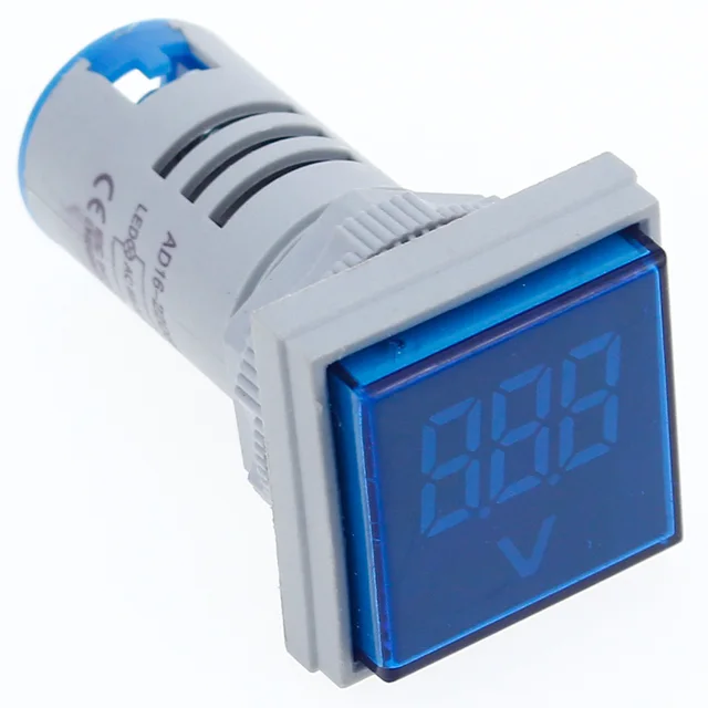 Blue Voltage Meters