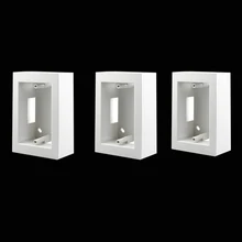 118mm Socket Switch Dark Box,US Standard Mount Box Wall Socket Cassette,Mounting box,ABS material