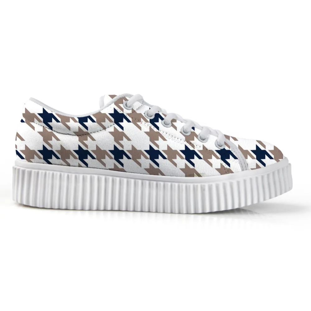 Pink Cartoon Nurse Prints Flats Ladies Shoes Woman Platform Casual Shoes Height Increasing Creepers Nursing Sneakers