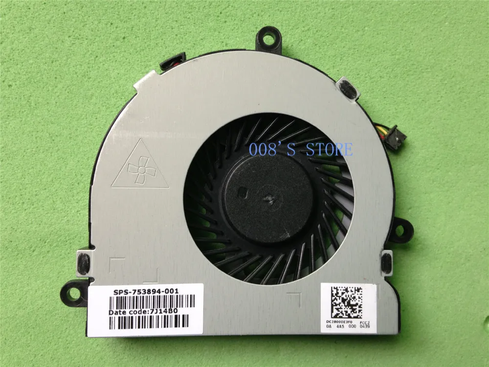 DXCCC Laptop CPU Cooler Fan for HP 15-G000 15-G100 15-R000 15-R100 15-G029WM CPU Ventilateurs de processeur 753894-001 DXCCC Laptop CPU Cooler Fan for HP 15-G000 15-G100 15-R000 15-R100 15-G029WM CPU Ventilateurs de processeur 753894-001