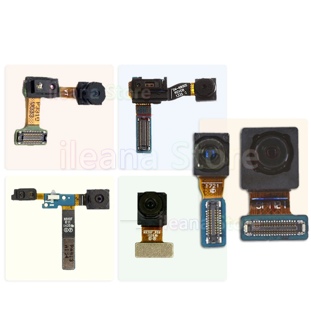 Для Samsung Galaxy Note 2 3 4 5 N7100 N900 N9005 N910C N910F N920 8 N950F N950U Оригинальная передняя камера Flex |