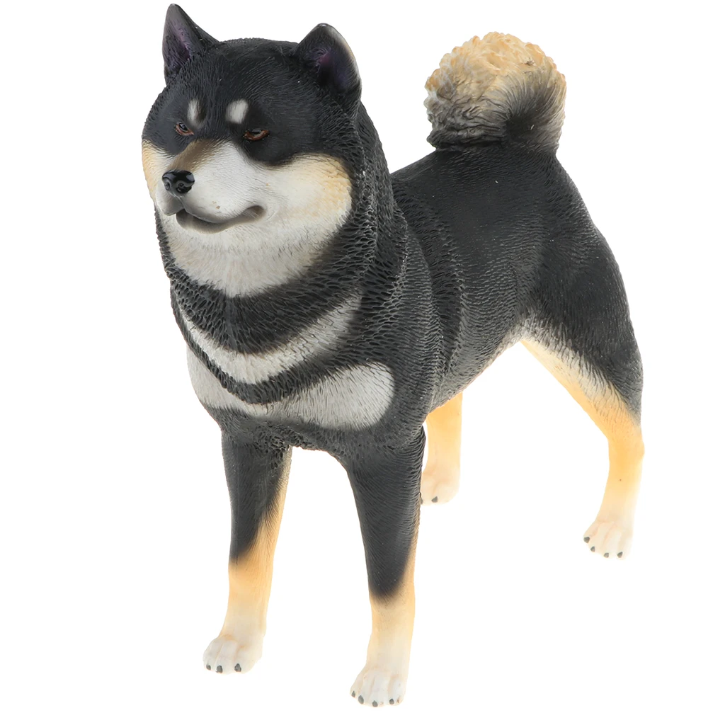 Realistic Animal Figure Model Figurine Action Figures Playset Plastic Pet Dog Kids Toy - Shiba Inu