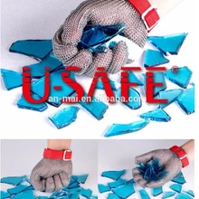 Высокое качество нержавеющая сталь перчатки с защитой от порезов еда обработки стекло резка guantes corte носимых не ржавеет устойчивые к порезам Прихватки для мангала