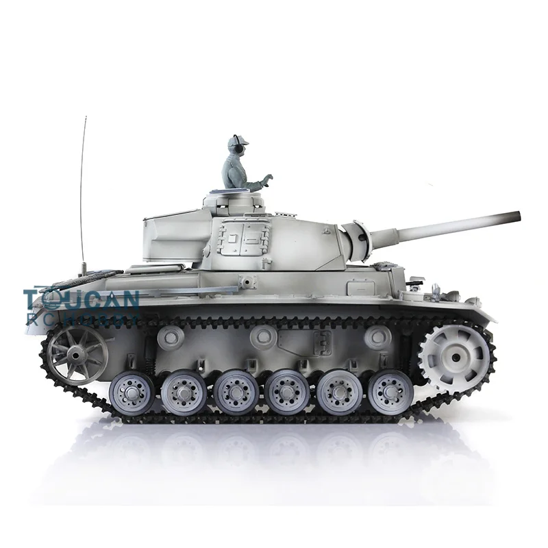 

1/16 Scale HengLong Plastic Version German Panzer III L RTR RC Tank Model 3848 Winter Snow TH00031