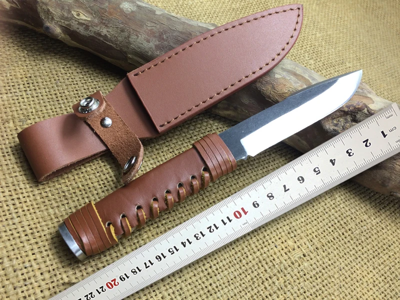 NEW! Handmade Hunting Fixed Knives,High carbon Steel Blade