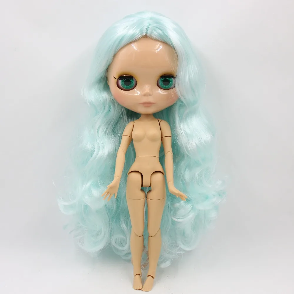 Кукла ICY DBS Blyth 1/6 bjd шарнирная кукла для тела из кожи загара бледно голубые волосы