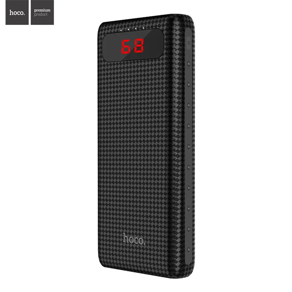 imágenes para HOCO B20A Powerbank banco de la Energía 20000 mAh Dual USB 18650 Cargador de Batería Portátil Banco Externo de La Batería para Los Teléfonos imágenes para HOCO B20A Powerbank banco de la Energía 20000 mAh Dual USB 18650 Cargador de Batería Portátil Banco Externo de La Batería para Los Teléfonos