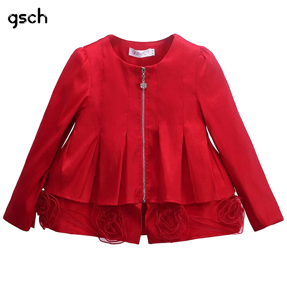 Baby Girl Christmas Clothes Fashion Red O-neck Girls Pleated Coats Flower Outerwear Princess Coats Kids Clothes Overcoat 3-8T
Baby Girl Christmas Clothes Fashion Red O-neck Girls Pleated Coats Flower Outerwear Princess Coats Kids Clothes Overcoat 3-8T