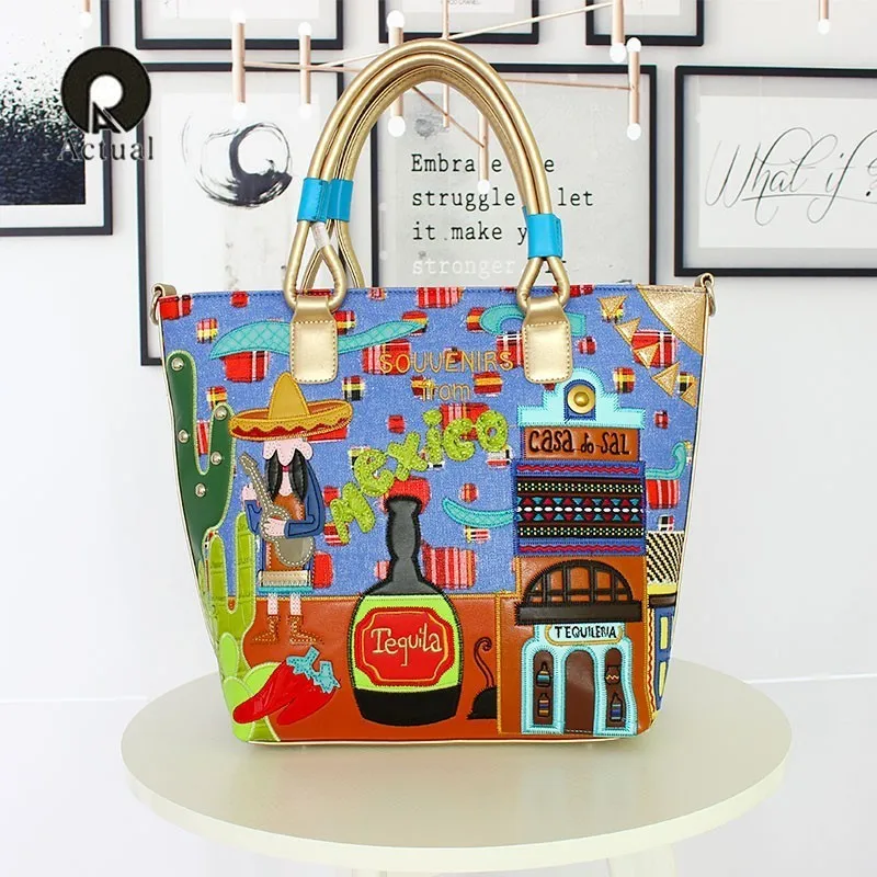 

2019New women's bagDenim Bag Vintage Canvas Shoulder Bag Women Handbags Ladies Hand Bag Tote Casual Bolsos Mujer Hobos Bolsas