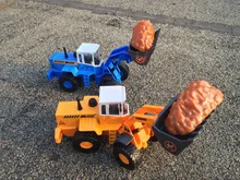 KDW Alloy car model Engineering series large size Forklifts High degree of simulation multi joint activities