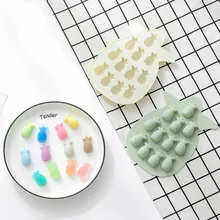 Поднос для льда Ананас Фрукты Силиконовые Формочки Для фондана шоколад кондитерское искусство форма для выпечки пирожных мороженое Фруктовница для вина кухня