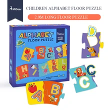 Mideer 2,0 м Алфавит познание длинные полы головоломки кусочки бумаги раннего образования просветление головоломки игрушки