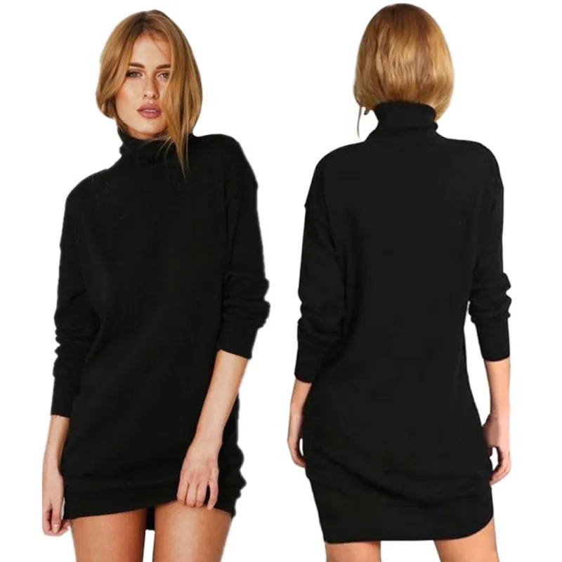 Hot Product Autumn Winter Warm Stretch Dresses Long Sleeve Knit BodyCon Slim Sweater Dress Black Fashion V2 A7 Hot Product Autumn Winter Warm Stretch Dresses Long Sleeve Knit BodyCon Slim Sweater Dress Black Fashion V2 A7