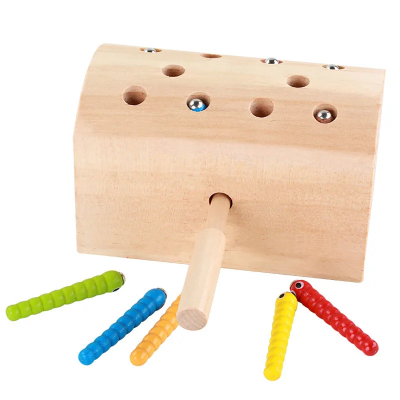 Детские игрушки 3D головоломка деревянная игра для детей ловить жуков игра дети захватывающая способность Монтессори развивающий подарок на день рождения