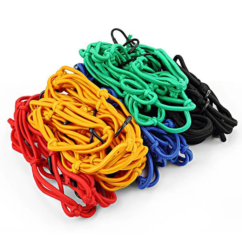 

Motorcycle Luggage Net Bike 6 Hooks Hold down Fuel Tank Luggage Mesh Web Bungee Black Motorcycle Bike 6 Hooks Tank Car styling