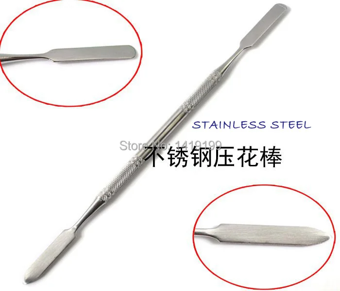 

High Quality Stainless Steel Cosmetic Makeup Mixing Palette Spatula Tool For Nail Art
