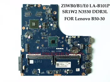 

High quality NEW FOR Lenovo B50-30 Laptop Motherboard ZIWB0/B1/E0 LA-B101P 5B20G46183 SR1W N3530 DDR3L 1GB 100% Tested
