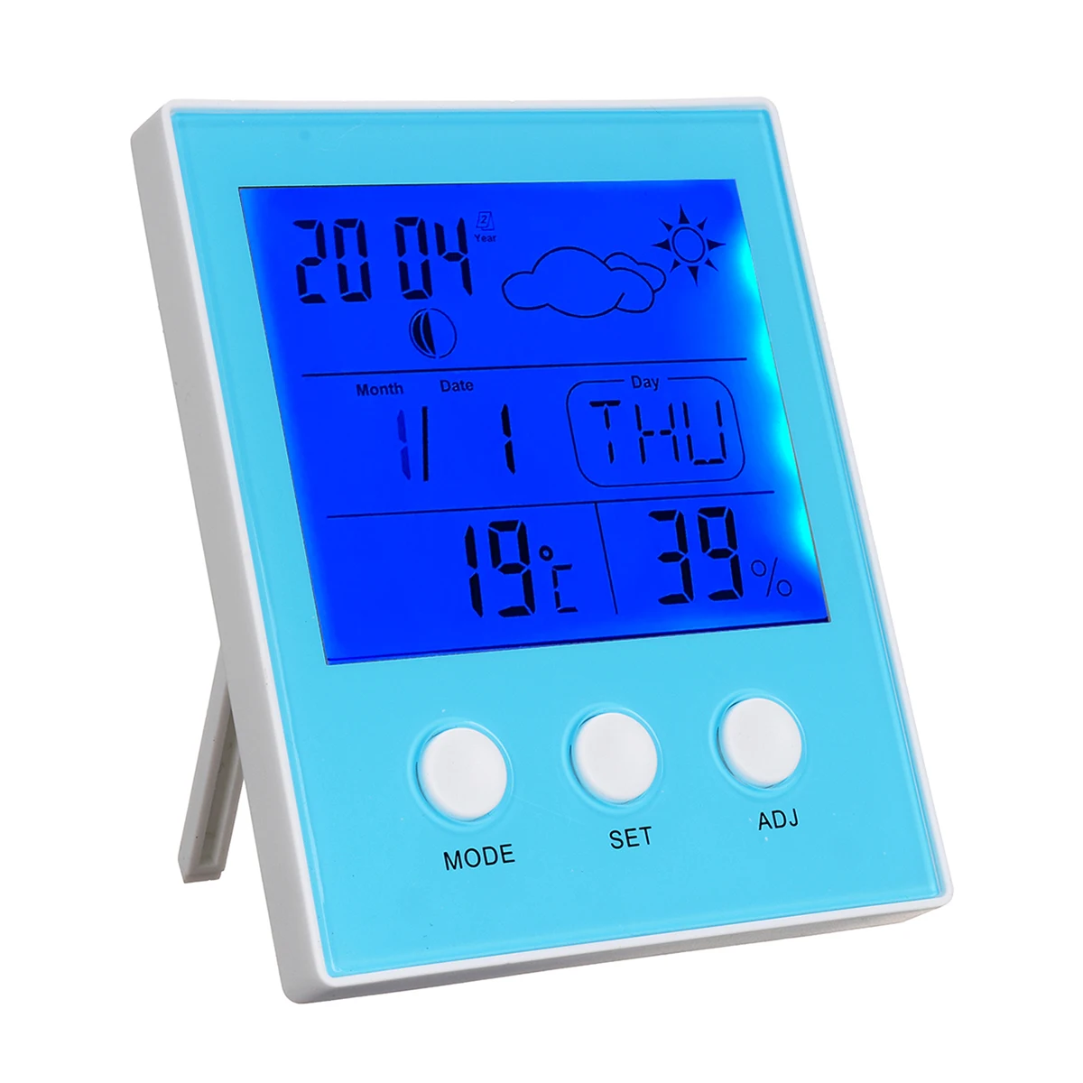 OULII LCD Electronic Temperature Humidity Meter Digital Thermometer Hygrometer Weather Alarm Clock | Дом и сад