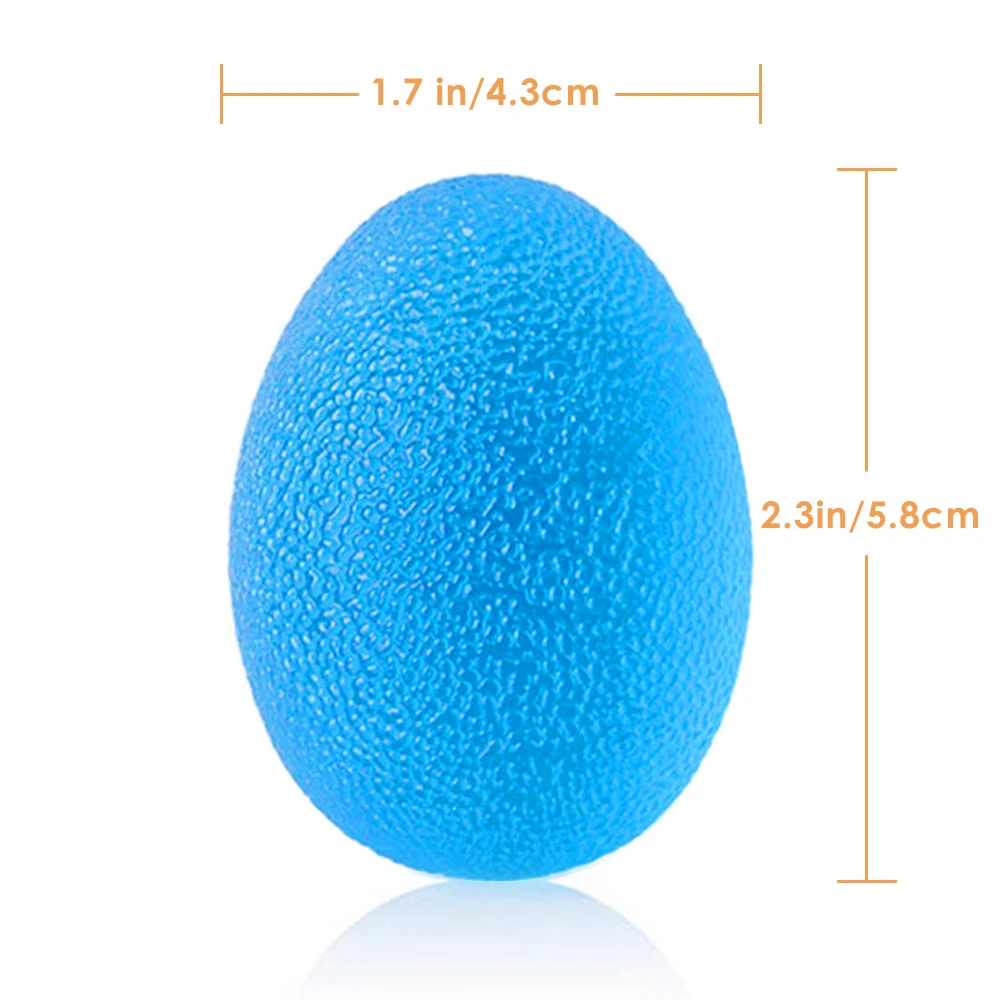 SKL Hand Grip Strengthening Stress Relief Therapy Squishy Balls Set of 3 Finger Resistance Exercise Squeeze Eggs Train Hands SKL Hand Grip Strengthening Stress Relief Therapy Squishy Balls Set of 3 Finger Resistance Exercise Squeeze Eggs Train Hands