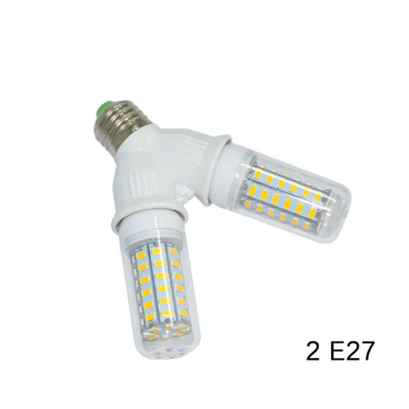 E27 TO 2 E27 BASE SOCKET LED LAMPE 27 TO 2E27  (8)