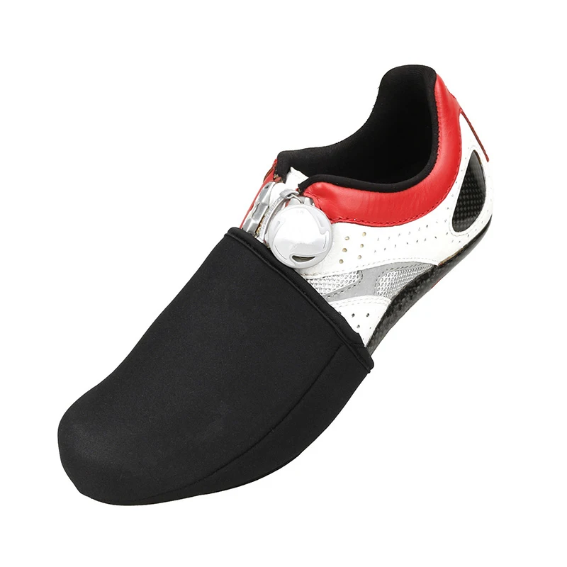 MTB Road Bike Shoes Cover Black Half Palm Toe Lock Windproof Bicycle Protector Boot Case Cycling Overshoes Accessories AC0249 (5)