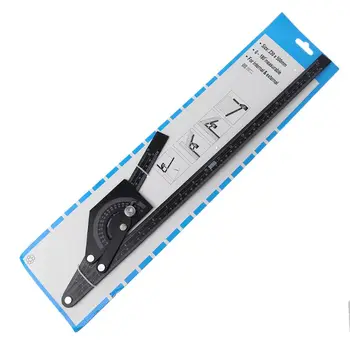 

New 0-180 Degree Angle Finder Marking Gauge Multifunction Protractor Measuring Ruler Woodworking Tool qiang