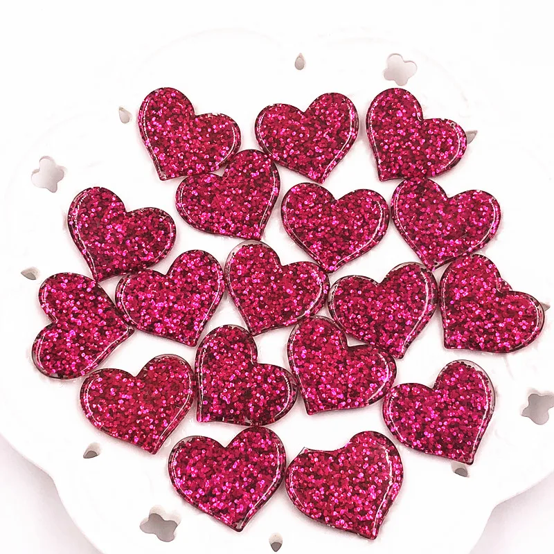 

10pcs Stripe Heart Shiny Resin Decoration Crafts Beads Flatback Cabochons Scrapbook DIY Embellishments Accessories girls charms