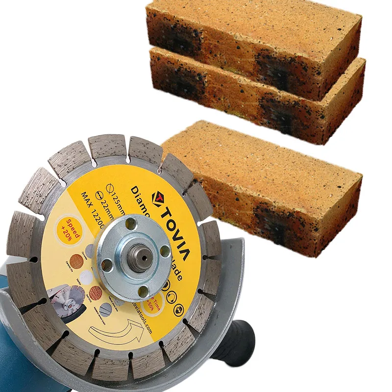 TOVIA Continuou Rim Diamond Marble Saw blade Specialized Stone Cutting Sheet Multitool Angle Grinder Saw Disc Power Tool 