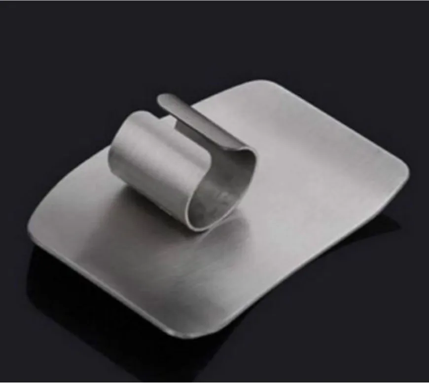 2 Finger Protection Knife Stainless Steel Finger Guard Protector Cutting Slice Chop Safe Cooking Finger Protectors Kitchen Tools