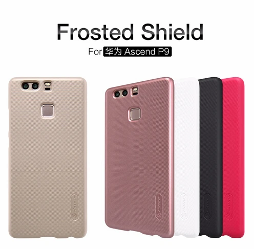 

For Huawei Ascend P9 NILLKIN Super Frosted Shield back case cover with screen protector and Retail package