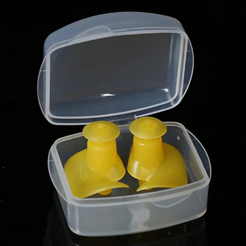 1 пара мягкие беруши экологические силиконовые водонепроницаемые пылезащитные беруши для дайвинга водные виды спорта аксессуары для плавания - Цвет: YW