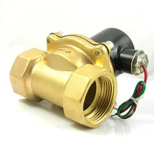 3/" DN10 высокое Температура сопротивление латунь Электрический электромагнитный клапан нормально закрытый