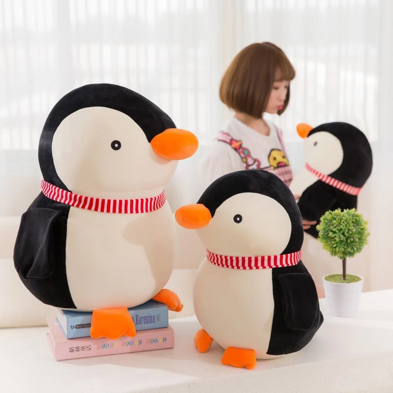 Dorimytrader Lovely Soft Cartoon Penguin Plush Doll Big Soft Animal Penguins Toy Animals Pillow Cushion for Baby Gift 20inch 50cm DY61955(4)