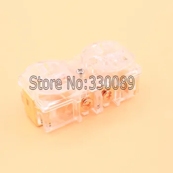 

3 pieces US AC Power Receptacle Wall Red Copper plated Socket Outlet