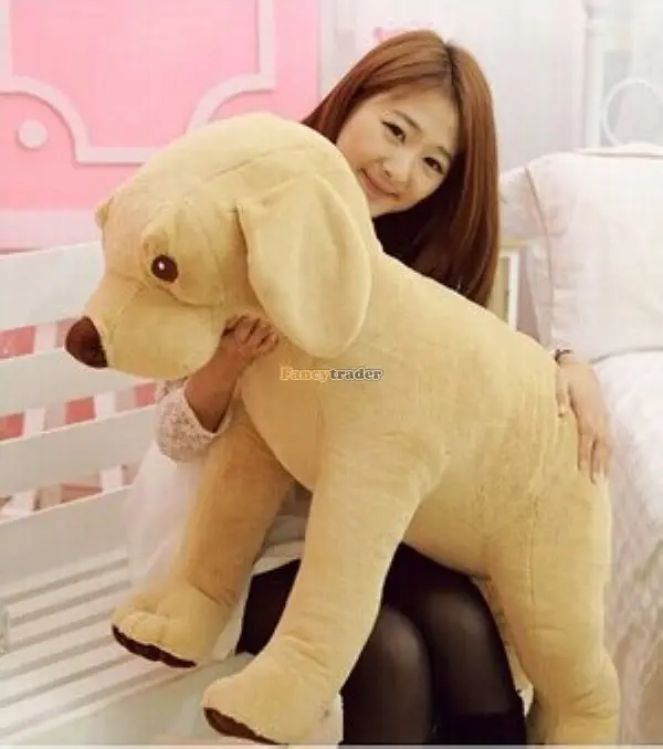 Fancytrader 39''/ 100 The Biggest Plush Super Soft Stuffed Lovely Yellow Dog Toy, Nice Gift For Babies, Free ShippingFT50244 Fancytrader 39''/ 100 The Biggest Plush Super Soft Stuffed Lovely Yellow Dog Toy, Nice Gift For Babies, Free ShippingFT50244