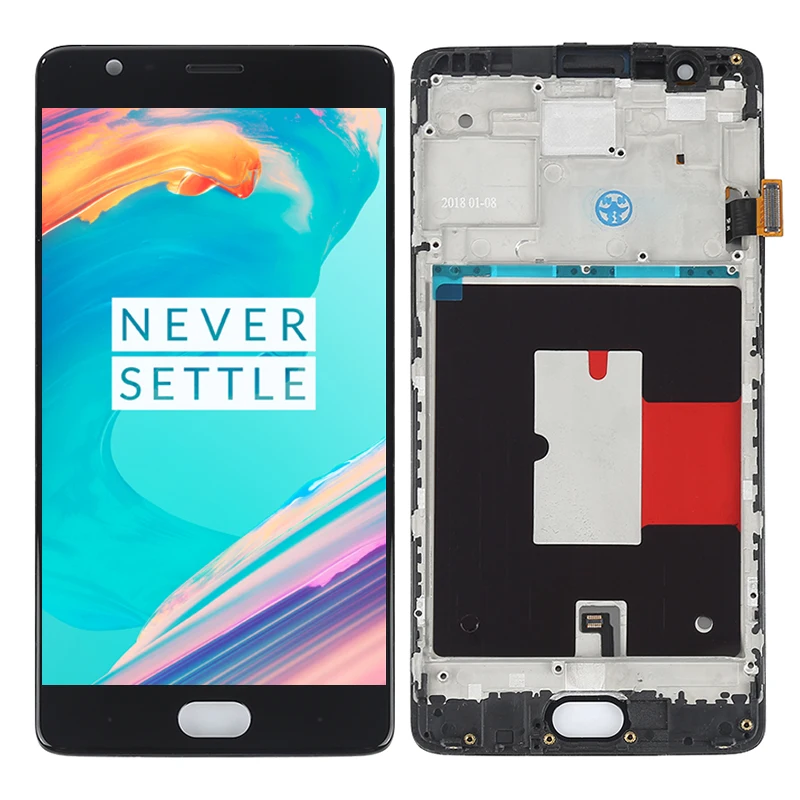 Черный белый a3003 ЖК-дисплей для oneplus a3000 Дисплей для One Plus oneplus 3 A3000 A3003 ЖК-дисплей Дисплей планшета Сенсорный экран с рамкой