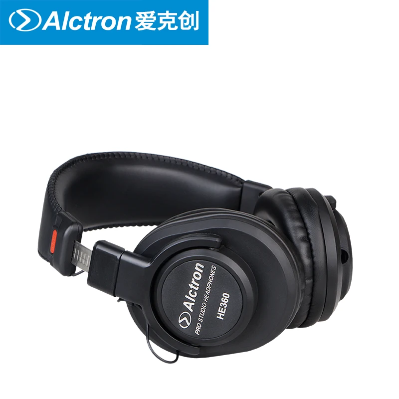 

Alctron HE360 high quality recording monitoring headphone portable HIFI adjustable foldable closed professional studio headphone