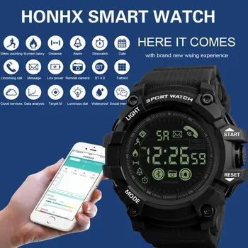 

HONHX Smart Watch Sport Bluetooth Message Reminder Smart Multi Function Waterproof Smart Fitness Watch For IOS And Android Q52