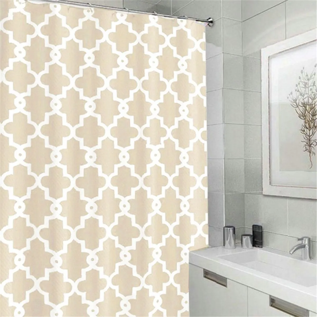 Popular Geometric Design Curtainsbuy Cheap Geometric Design - Waterproof Polyester Geometric Shower Curtain Printed Design With Hooksrings Mildewproof Bathroom Products(china popular geometric design curtainsbuy cheap geometric design - waterproof polyester geometric shower curtain printed design with hooksrings mildewproof bathroom products(china