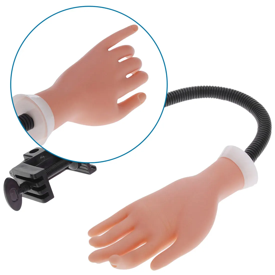 

Professional Nail Art Model Hand Practice DIY Nail Training Manicure Tools/Nail Trainer Tool/Fake Hand/Adjustable