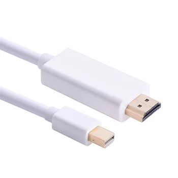 

SOONHUA Mini Display Port to HDMI Cable 4K DP to HDMI Cable Adapter 1080P Thunderbolt HDMI Converter For MacBook Pro iMac