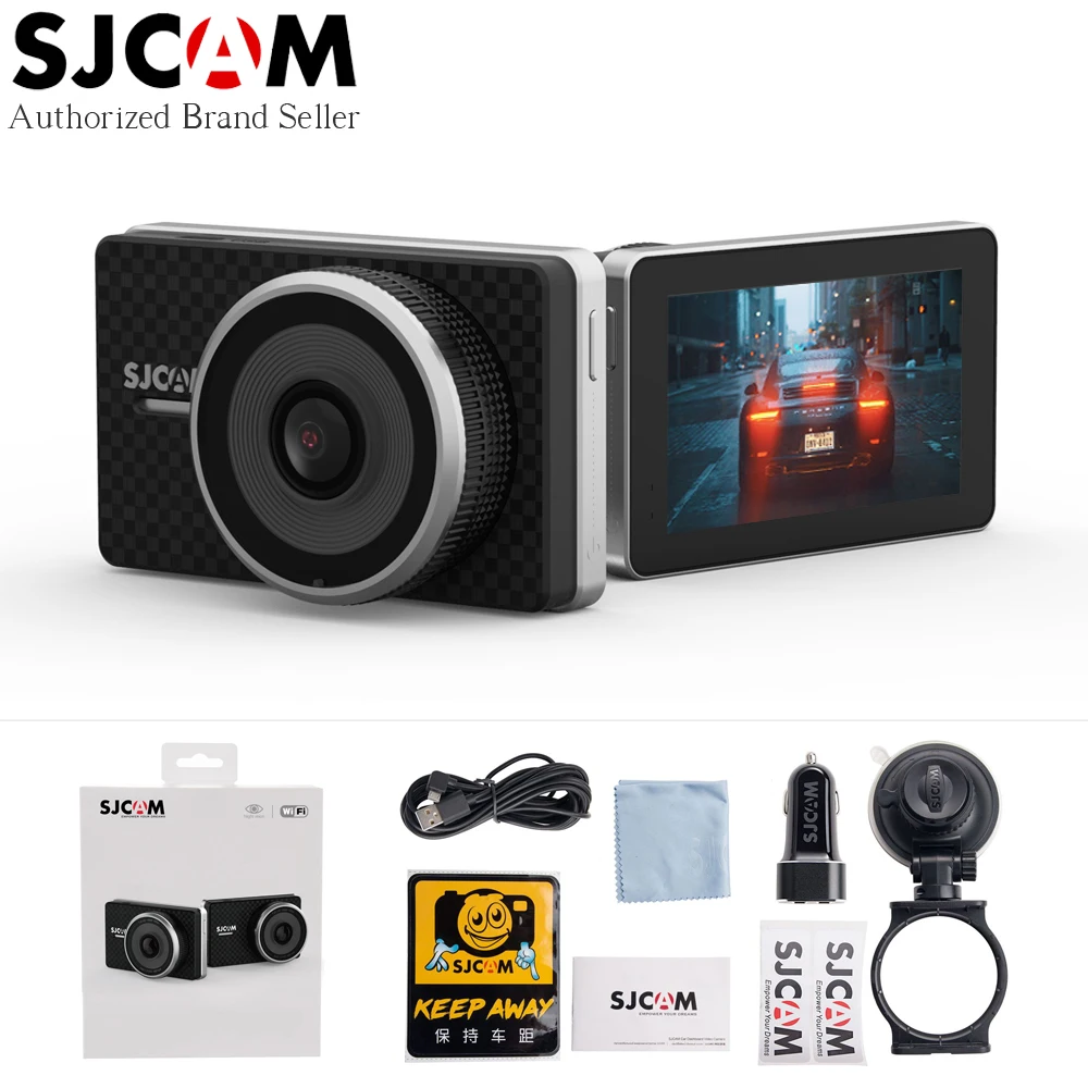 

SJCAM SJDASH+ Dash Camera 1080P 60fps ADAS Dashboard Video Recorder GPS Location WiFi WDR Night Vision Car DVR Auto Dash Cam