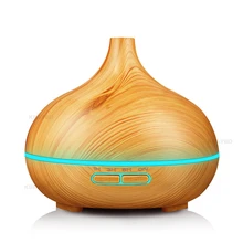 300ml Air Humidifiers Essential Oil Diffuser Aroma Humidifier lamp Purifier Electric Aroma Diffuser Mist Maker for Home-Wood