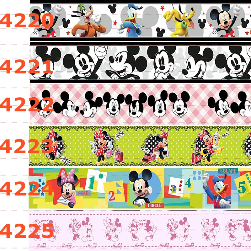 

10yards - Different sizes-Cartoon pattern printed Grosgrain ribbon -Hot&New ribbon