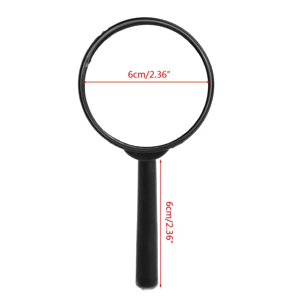 

Magnifier 60mm Hand Held 5X Magnifying Loupe Reading Glass Lens