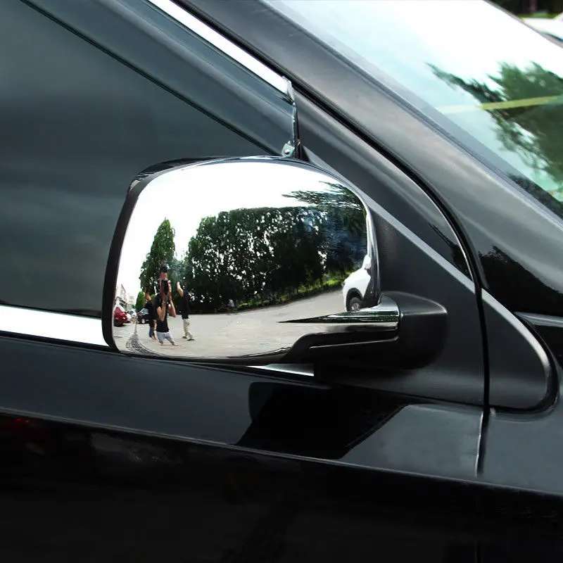 

2pcs ABS Car Rear View Door Side Mirror Chrome Covers Trim Molding Fit For Jeep Dodge Journey 2009-2018 Car-styling Accessories