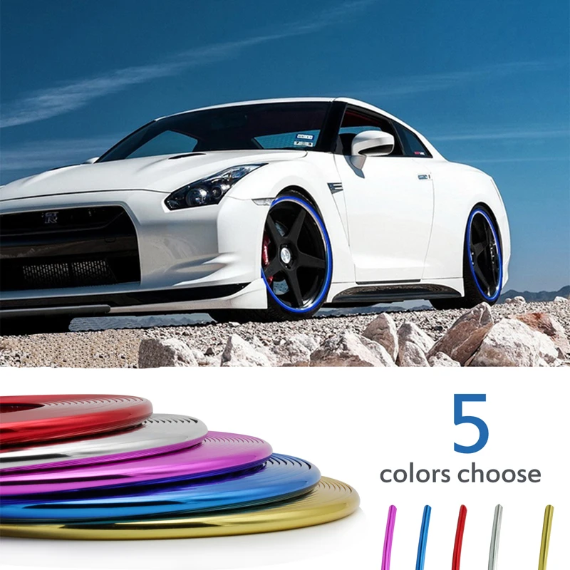 

Car Accessories Wheel Hub Tire Edge Protector Ring For audi a4 a5 a6 b5 b6 b7 q3 q5 q7 rs quattro s line c5 c6 tt sline a3 a7