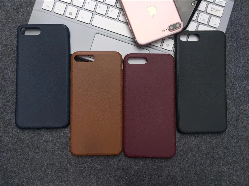 iphone 8 silicone case For iPhone 12 11 Pro Case Soft TPU Ultra Thin Leather Skin Case For iPhone 5S 6S 7 8 Plus Back Cover For iPhone X XR XS Max Case iphone 7 cover