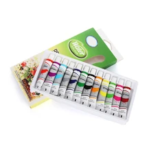 12 мл 12 цветов Professional акриловая Акварельная краска s Набор ручная краска ed настенная краска ing текстильная краска Ярко цветная товары для рукоделия