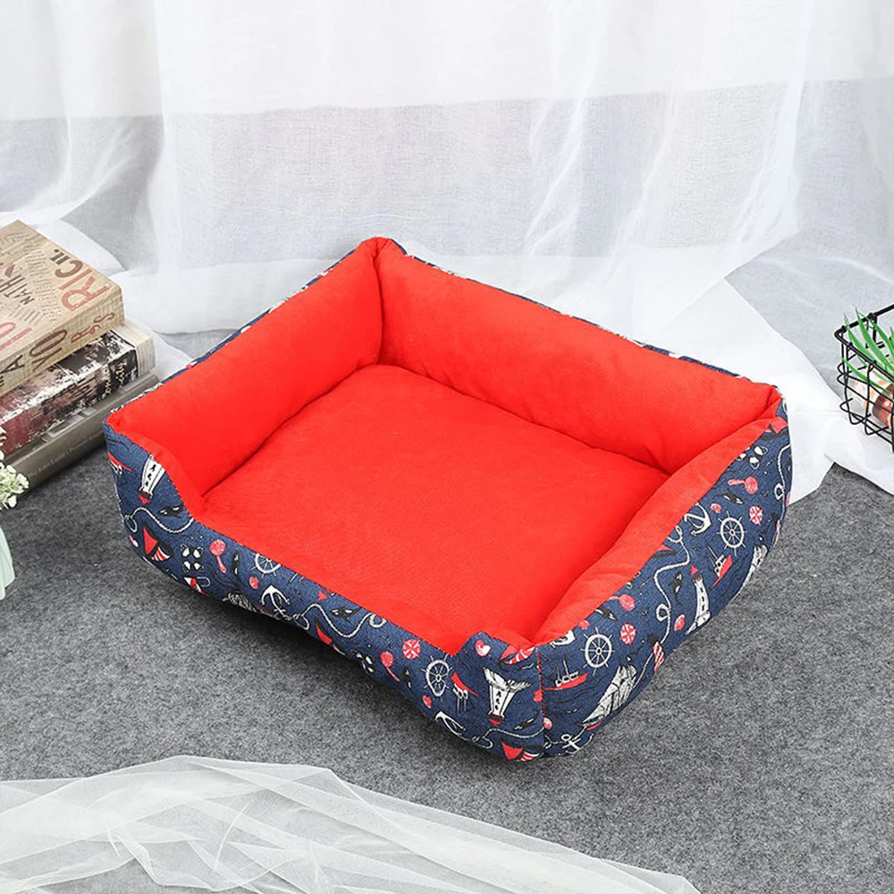 SILIKOLOVE Sailboat Indoor Self Warming Puppy Cute Pet Dog Bed For Small Medium Large Dogs Beds & Mats camas para perro